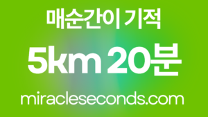 5km 20분