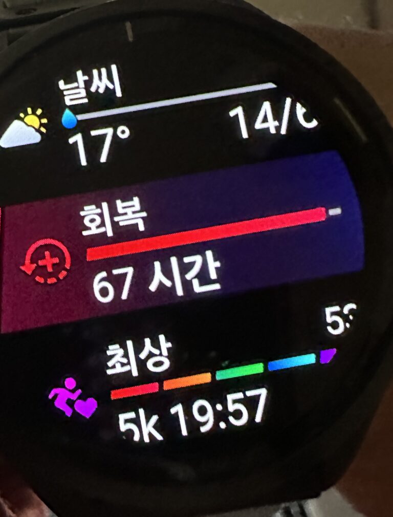 리커버리 달리기